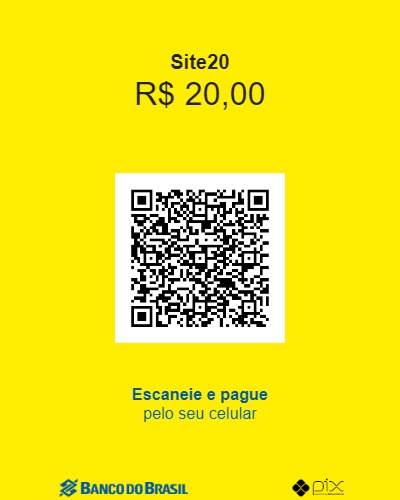 QR CODE R$ 20,00